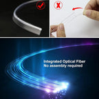 6 in 1 LED Car Strip Lights, Car Interior Lights with 276 inches Fiber Optic, Remote and APP Control, 16 Million Colors RGB Ambient Lighting Kits, Music Neon Light Accessories for Car Inside - Image 2