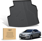 LASFIT Cargo Mat for Toyota Corolla 2009-2010, Black | 3D Custom Fit TPE All Weather Trunk Mat, Full Coverage Secure-Fit Cargo Liner, Easy to Wash - Image 9