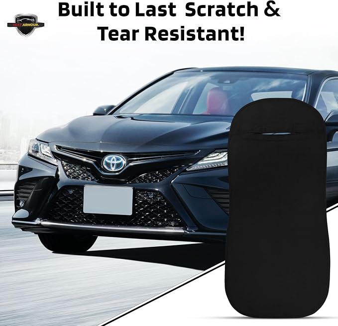 Seat Armour Black Car Seat Towel Cover – Soft, Machine Washable & Absorbent Seat Protector – Quick Install, Multipurpose Vehicle Seat Cover for Workout, Beach, Travel – Universal Fit - Image 6