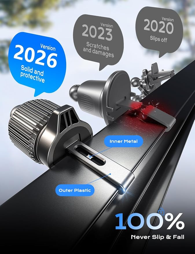 Chgeek for MagSafe Car Mount Charger[15W Fast Charging & 2400gf Magnetic] | 360°Adjustable Car Phone Holder With Cooling Fan, Magnetic Wireless Car Charger for iPhone 17 16 15 14 13 12 Pro Max Plus - Image 5