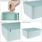 Diaper Wipes Dispenser, Tissue Storage Box Case (Green) | Wet Wipe Dispenser Holder with Lid for Home, Office, Cars - Image 5
