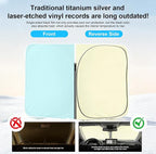 Windshield Sun Shade for Chevy Silverado/GMC Sierra 1500 2500 3500 2019-2026, Foldable Front Windshield Sunshade UV Blocker, Custom Fit Car Sun Shade for Truck Interior Heat Protection - Image 3