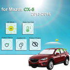 KMF 8pcs Thicken Full Sun Shades for Mazda CX-5 Accessories 2013-2016,Windshield Sunshade Privacy Car Window Covers for Side Rear, UV Block and Blackout for Car Camping Outdoor - Image 2