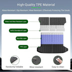 xipoqix Cargo Mat Backrest Mat Compatible with 2022-2026 Tucson | Cargo Liner Back Seat Protector Trunk Mat Replacement for 2022-2025 2026 Tucson Accessories (Trunk Mat with Backrest Mat) - Image 5