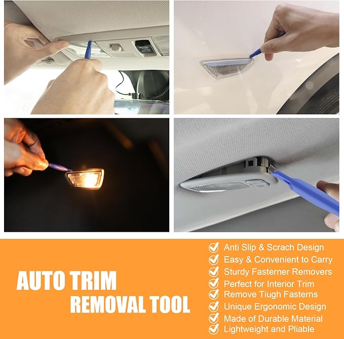iFunyLED 24 Pieces Dome Light LED Car Interior Bulb Kit Set 194 T10 DE3175 578 31mm 42mm Bulbs Interior Replacement Lights for Car Map License Plate Door Side Marker Cornering Trunk Light - Amber - Image 8
