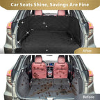 F-color SUV Cargo Liner for Dogs - Trunk Cover with Bumper Flap Protector | Waterproof Pet Cargo Cover with Side Flaps, Dog Car Seat Cover with Non-Slip Trunk Mat, Prevents Scratches Pet Hair Mud Dirt - Image 3