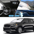 Front Windshield Sun Shade Foldable Car Front Window Sun Shade Windshield Shade Custom Fit for Kia Carnival 2022-2026 Block UV Rays Car Accessories Heat Keep Cooler - Image 5
