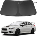 Windshield Sun Shade for 2008-2015 Subaru Impreza WRX/WRX STI | Full covered for windshield, Foldable & Durable, Block UV Rays, Reduce Heat, Easy to install, Keep Car Cooler by LHFLIVE