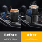TYKOR Car Cup Holder Expander with Adjustable Base, Fits Bottles 16-46 OZ | Cup Holder Extender Adapter for Car, Fits YETI 24/36/46oz, Stanley 14-40oz, Large Water Bottles in 2.7"-4.2" (16-46 OZ) - Image 6