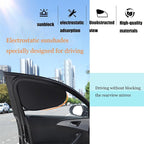 Car Window Sunshade Privacy Curtains, Car Side Window Sunshade Shade for Car Windows, 100% Light Blocking, for Breastfeeding, Napping, Changing, Camping, Side Window Baby Shade, 4 PCS - Image 2