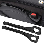 Tesdluy Car Seat Gap Filler Set of 2, Multifunctional Seat Side Gap Seam Filler Organizer with Phone Holder, Universal Fit Fill The Gap Between Seat & Console for Car, SUV, Truck by Tesdluy