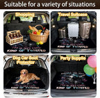 Car Trunk Mat for SUV, 29"x39" Halloween Gothic Skull Cargo Liner Protector | All Weather Universal Cargo Liners for Dogs, Car Accessory for SUVs/Sedan/Wagons, Durable Non-Slip Washable Rear Cargo Mat - Image 7