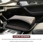 Car Seat Side Pocket Organizer, Multifunctional Leather Console Side Storage Pouch with Card Holder, Waterproof Phone & Sunglasses Pocket Bag for Car Door Seat Console (Brown) - Image 5
