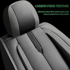 Fit Kicks Car Seat Covers for Nissan Kicks 2018-2024 2025 2026 -Upgraded Premium Waterproof & Breathable Leather,Airbag Compatible,All-Weather Seat Cushion Protector,2 Front/Black-Grey - Image 3