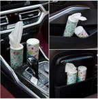 Chic Facial Tissue Holder for Car Cup Holder - Travel Tissue Tubes Box Container (3-ply, 4 Pack, 200 Sheets) - Image 5