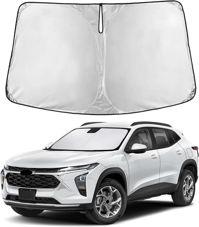 EcoNour Windshield Sunshade Compatible for Chevrolet Trax 2024 2025 2026 | Sun Visor for Front Windshield & Window Sun Shade Cover, UV Heat Blocker & Protector, Car Accessories by EcoNour