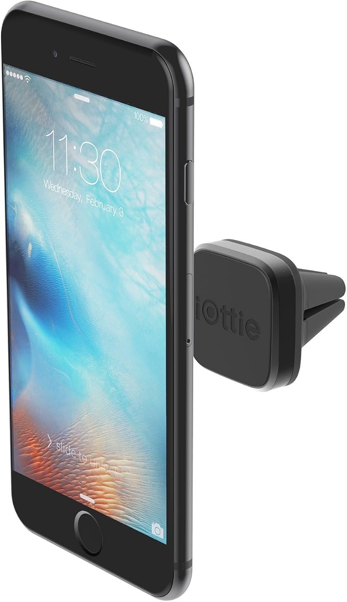 iOttie iTap Mini Magnetic Premium Air Vent Mount Holder for Easy Hands-Free Use, Secure Grip and 360-Degree Rotation for All Smartphones by iOttie