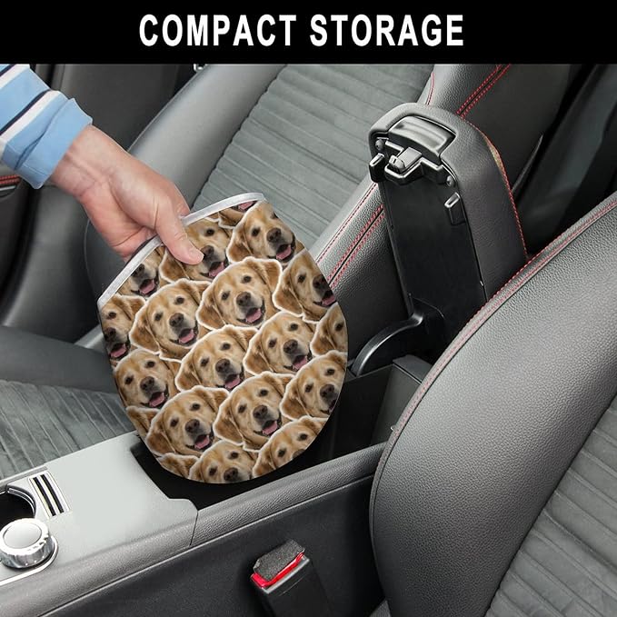 Custom Car Windshield Sunshade, 59''x28.5'' Personalized Sun Visor with Photo Text, Foldable Durable Shade Storage Pouch for Sedans SUV Trucks - Image 5