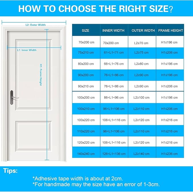 Fillis Magnetic Mosquito Net for Door, 120 x 220 cm Fiberglass Mosquito Net for Balcony Door, No Drilling Magnetic Curtain for Balcony, Living Room, Bedroom, Patio Door, Black - Image 5