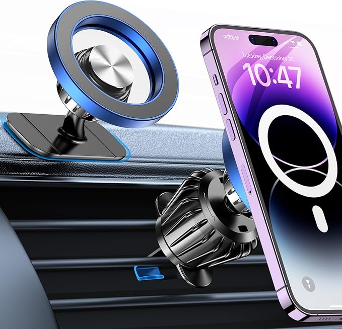 for Magsafe Car Mount【20 Strong Magnets】Magnetic Phone Holder for Car Phone Holder Mount Dash Mounted Holders Cell Phone Holders for Your Car Accessories for Women Men for iPhone 17 16 15 14 by Kaistyle