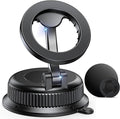 Vacuum Car Phone Holder for MagSafe, No-Glue Suction Cup Mount with Dashboard Pad, Reinforced Zinc Alloy Hinge, 360° Rotatable Foldable Cell Phone Holder for iPhone 17 16 15 14 13 12 Series by Unknown