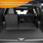 Cargo Mat Fit for Toyota Grand Highlander 2024 2025 2026 with Seat Back Mat | Not for Highlander, 2-in-1 Cargo Liner, Custom Fit, All-weather Protection, Waterproof, Easy to Clean, Heavy Duty - Image 9