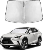 Autovir Windshield Sun Shade Fit for 2015-2019 2020 2021 Lexus Nx | Sunshade, Front Car Window Shades Sun Visor, Blocks UV Rays & Heat, Car Accessories by Autovir