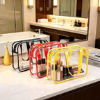 4 Pcs Toy Storage Bags, Clear PVC Toy Organizer with Zipper, Waterproof Travel Bags with Labels for Building Blocks, Puzzle, Kids Books (multicolor2) - Image 5