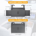 Car Steering Wheel Tray, Adjustable Laptop Desk with Drawer & Non-Slip Pad | Multipurpose Vehicle Tray, Non-Slip , Built-in Storage Drawer, Secure & Durable - Image 8