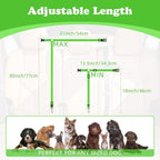BWOGUE 2 Pack Dog Seat Belt for Car, Green Headrest Restraint Safety Strap | 18-30 in Adjustable, Headrest Loop, 2 Pack for Dogs and Cats, Nylon Safety Strap, Use with Dog Harness, Zinc Alloy Snap - Image 4