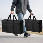 Extra Large Moving Bags with Strong Zippers and Carrying Handles | Storage Bags Organizer Duffle Bag Packing Bags for Moving, Storage, Travel and Camping, Totes for Space Saving, 1 Pack - Image 5