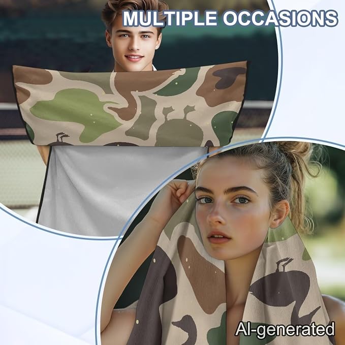 Car Towel Seat Cover Camo Duck Car Seat Cover Protector Breathable Comfortable Cars Interior Accessories Easy to Installation for Cars SUV Trucks - Image 5