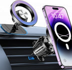 for iPhone Magsafe car Mount【20 Strong Magnets】Magnetic Phone Holder for Car Dashboard【360° Rotation】Hands Free Car Phone Holder Mount Dash Fit iPhone 15 14 13 12 Pro Max Plus MagSafe Car Accessories by Kaistyle