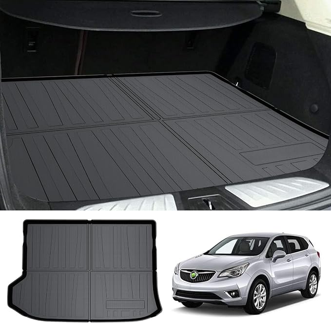 Powerty Trunk Mat for Buick Envision 2016-2020, All Weather TPE Cargo Mat Liner for Envision Rear Trunk - Image 2