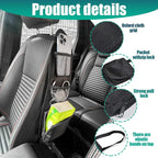 2PCS Car Seat Storage Hanging Bag, Car Seat Side Organizer, Multifunctional Cars Mesh Net Pocket, Multi-Pocket Seats Side Storage Interior Accessories Universal for Cars SUV (Black, 2PCS) - Image 4