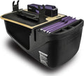 AutoExec AE-FMEF-PI-PS-11M Efficiency FileMaster Car Desk for Your Vehicle Workstation and Mobile Office, Natural with 400 watt Power Inverter and Printer Stand | Vehicle Workstation, Mobile Office, 400 Watt Power Inverter, Printer Stand by AutoExec