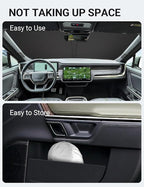 Proadsy Custom Fit Car Windshield Sun Shade for 2020-2026 Benz GLS-Class | 240T Heat Shield, Drops Temp 54°F, Blocks 99% UV, Prevents Dashboard Cracking, Summer Parking & Beach Trips, Easy Twist-Fold - Image 9