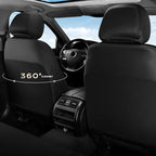 Coverado Car Seat Covers 5 Seats, Seat Covers Full Set, Mesh Breathable Seat Protectors, 5-Piece Spill-Proof White Automotive Seat Covers, Universal Fit for SUV, Sedan, Truck - Image 4