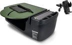 AutoExec Roadmaster Car Desk and Portable Workstation with Phone Vent Clip, Army Green by AutoExec