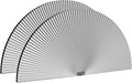 Myshade Arch Window Shades Half Circle Blackout Cellular Shades Cordless No Drill Blinds for Windows Half Moon Honeycomb Fabric No Tools Room Darkening Shades Easy Install (2PCS White 48" W X 24" H) by MYSHADE