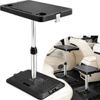 Car Seat Tray Table, Adjustable Car Desk for Laptop & Tablet, Multi-Function Travel Tray for Driver, Front Passenger & Rear Seats, Work & Eating Essential Car Accessory for Long Road Trips by Unknown
