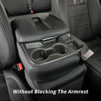 Silverado Seat Covers for 2014-2018 Silverado/Sierra 1500/HD 2500/3500 RegularCab(2-Door),3 Seats,Fully Covered,Waterproof Truck Leather Seat Protector(Full Set,Black & Carbon Fiber) - Image 3