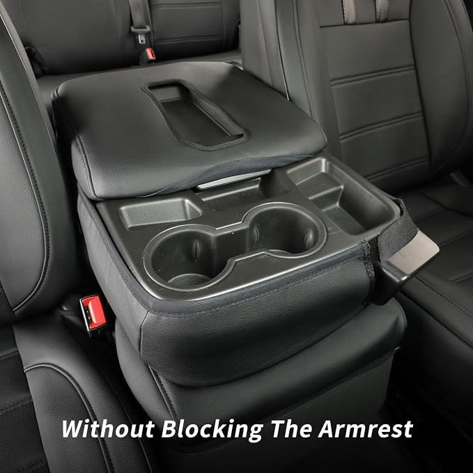 Silverado Seat Covers for 2014-2018 Silverado/Sierra 1500/HD 2500/3500 RegularCab(2-Door),3 Seats,Fully Covered,Waterproof Truck Leather Seat Protector(Full Set,Black & Carbon Fiber) - Image 3
