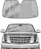 Pigenius Windshield Sun Shade for Chevy Tahoe Suburban 2021-2024, GMC Yukon/Yukon XL 2021-2024, Cadillac Escalade/Escalade ESV 2021-2024, Reversible Silver/Black by Pigenius