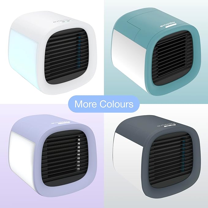 Evapolar evaCHILL Portable Air Conditioners - Portable AC Unit - Small Personal Evaporative Air Cooler & Fan for Desk, Office, Car, Camping, Grey - Image 8