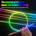HMYC Car Interior Ambient Lights,18 in 1 128 Colorful LED Acrylic Fiber Optic Strip,Universal Multiple Modes Decoration Atmosphere with Music Sync Rhythm,APP Control,RGB Neon Lighting for All Cars - Image 4