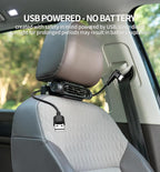 Car Seat Fan for Driver & Backseat - 2026 Upgraded Mini Portable USB Back Cooling Fan Kids Baby Quiet headrest Neck Fan Accessories with 3 Adjustable Wind Speeds for Almost Vehicle Jeep Van RV Truck - Image 5