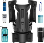 Car Cup Holder Expander, Cup Holder Extender Adapter with Expandable Arm and Adjustable Base, Compatible with Yeti Ramblers, Hydro Flasks, Stanley, Owala Most Coffee Mugs Bottles & Cups (CUP-B-1pack) by Zeyitian