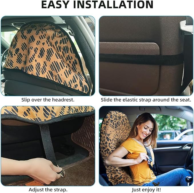 Waterproof Sweating Car Seat Cover for Post Gym Workout, Running, Swimming, Beach and Hiking, Universal Fit Non-Slip Bucket Seat Protector for Cars SUV Trucks, Machine Washable (Jaguar) - Image 4
