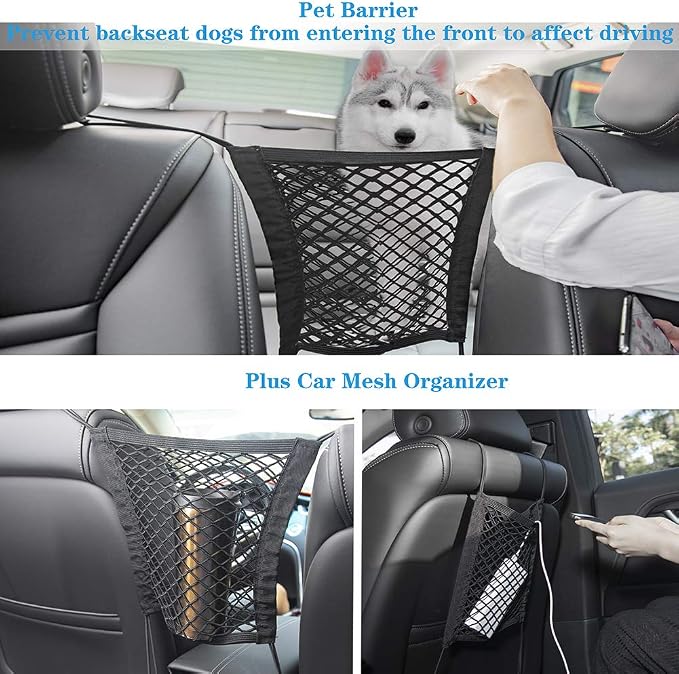 Bark Lover Dog Car Seat Cover for Back Seat,Armrest Compatible, Waterproof Backseat Protector, Nonslip Rear Seat Cover for Dogs & Kids, Universal Size Fits Cars Trucks SUVs (Beige) - Image 9